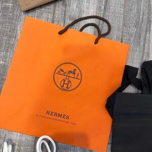 Orange Shopping Bag